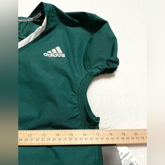 Adidas American Football Jersey Men’s Size large Emerald Green and White NWT - Picture 7 of 11